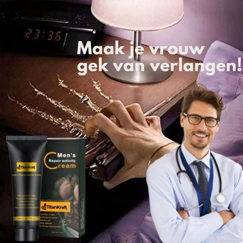 TitanKraft™ | Vergroot je penis met 10 cm & houdt het tot 2 uur langer vol!