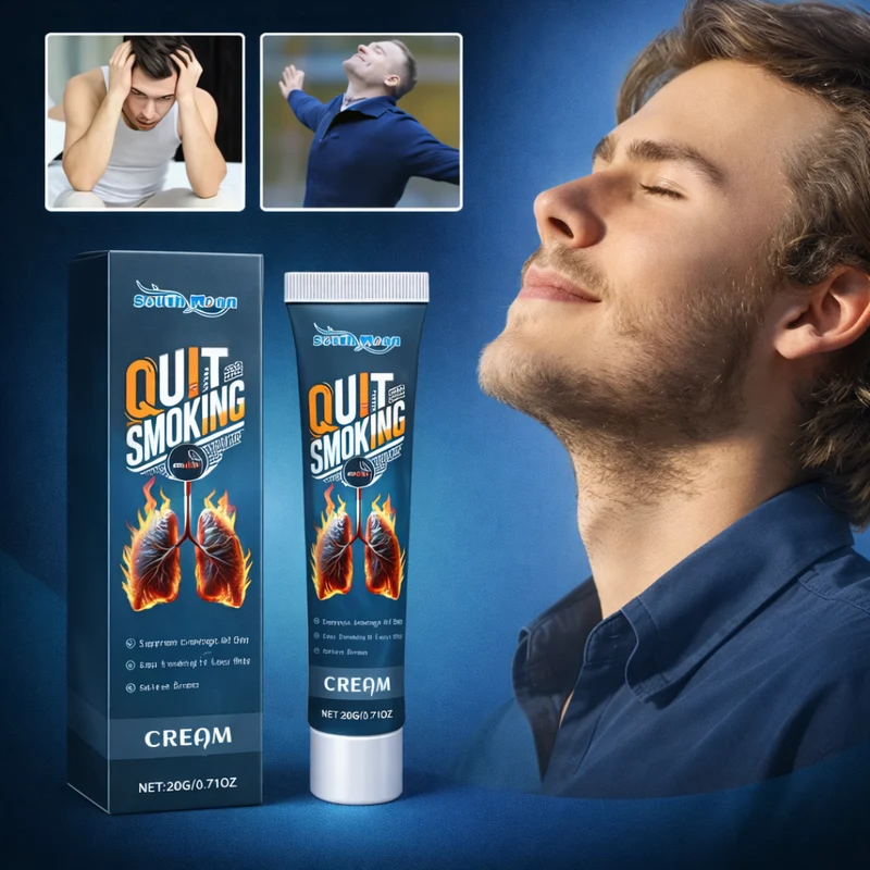 Stoppen met Roken Crème | Onderdrukt Nicotine-Drang Binnen Minuten & Helpt Je Natuurlijk Stoppen