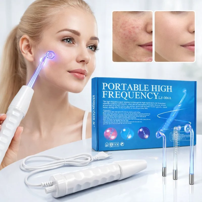 Portable High Frequency Facial Machine | Zichtbare Huidverbetering Binnen Minuten