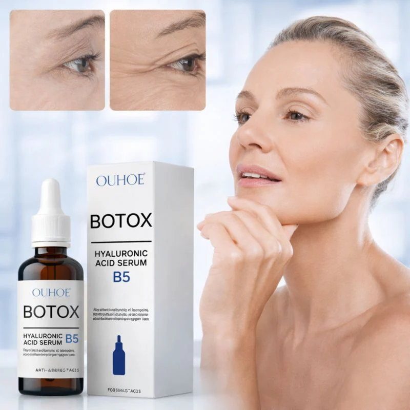 OUHOE Botox Serum B5 | Zichtbaar Gladdere & Gehydrateerde Huid Binnen Enkele Dagen