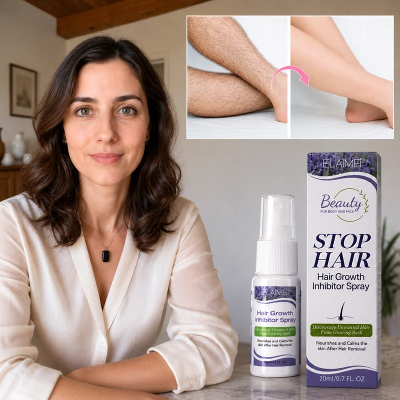 Stop Hair Growth Inhibitor Spray | Directe groeiremming voor een haarvrije huid