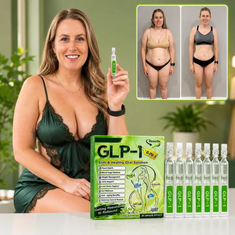GLP-1 Slim & Healthy 8-in-1 Oral Solution | Stop de strijd met je trage stofwisseling en dwing binnen 7 dagen een complete lichaamstransformatie af