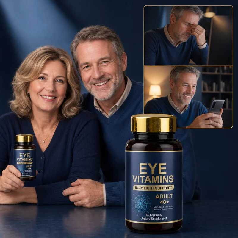 Eye Vitamins Blauw Licht Ondersteuning | Bescherm Je Visie Tegen Digitale Schade — Resultaten Die Je In 30 Dagen Merkt