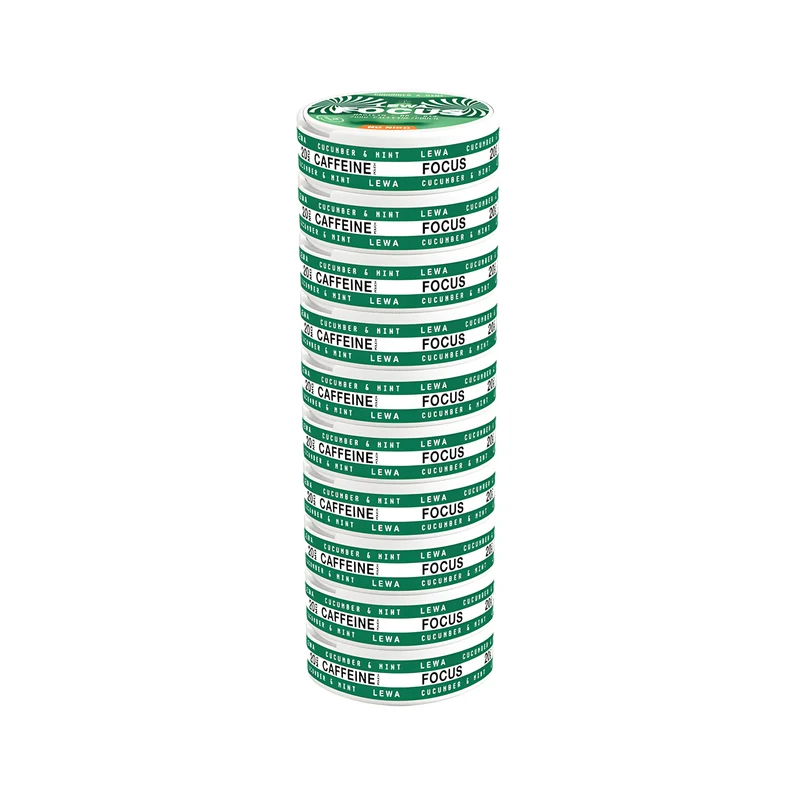 10 x LEWA Focus No Nico Cucumber/Mint