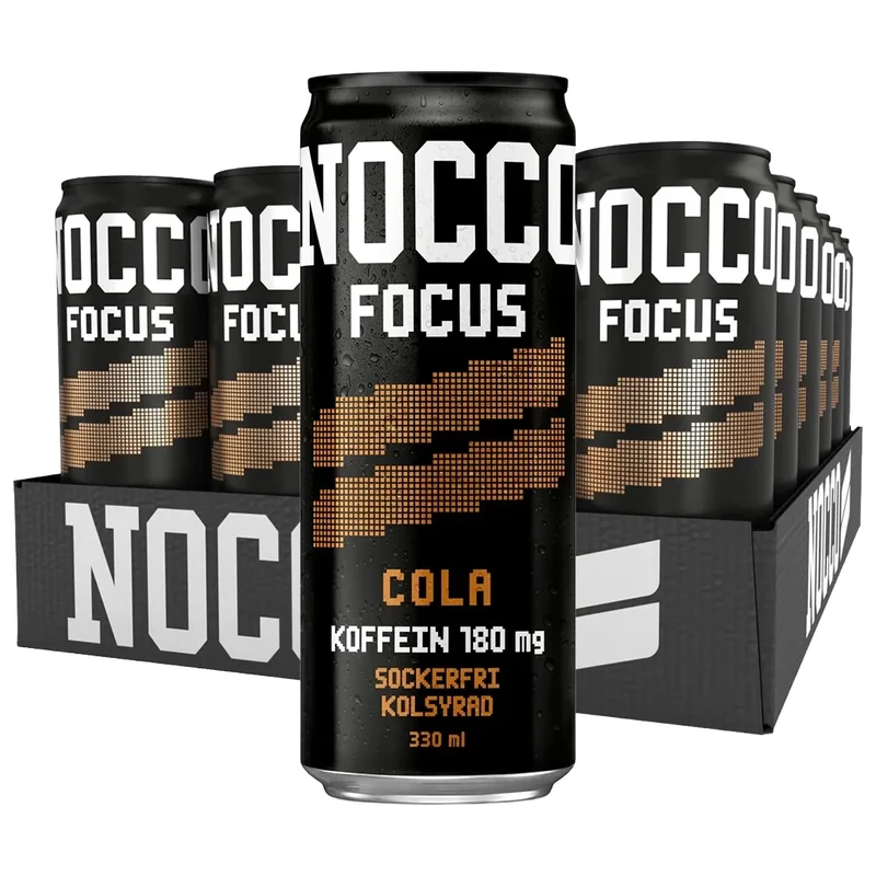 24 x NOCCO FOCUS 330 ml Cola