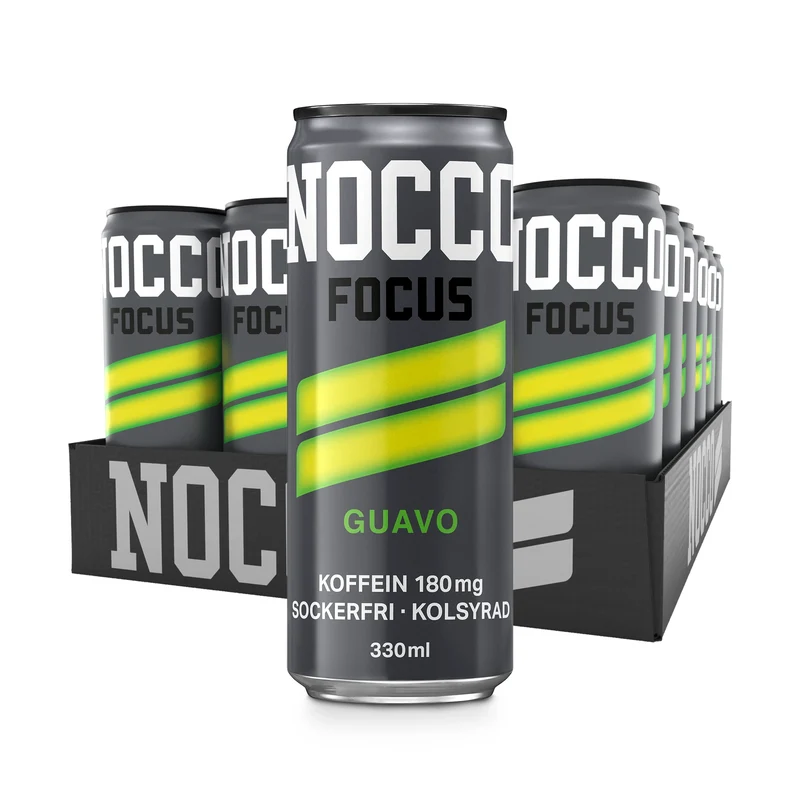 24 x NOCCO FOCUS 330 ml Guavo