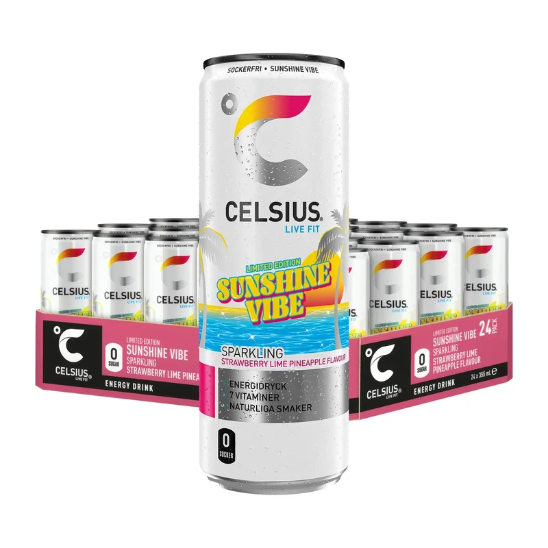 24 x Celsius 355 ml Sunshine Vibe
