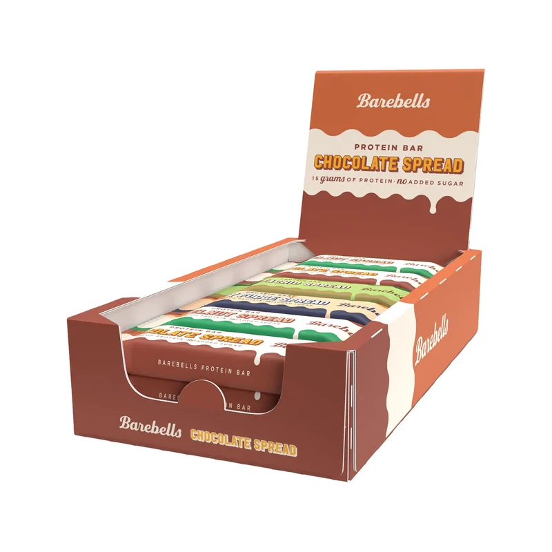 12 x Barebells Protein Bar Spread 45 g Mixlåda