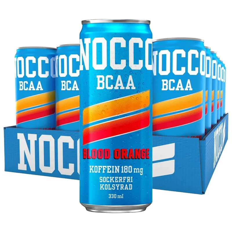 24 x NOCCO BCAA 330 ml Blood Orange