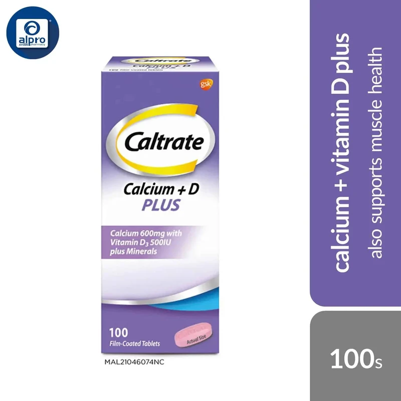 Caltrate Calclium D Plus 100s | Supports Muscle and Bone Health