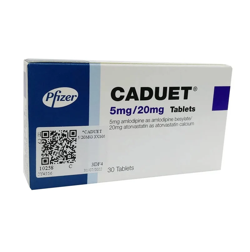 Caduet 5/20mg 3x10s