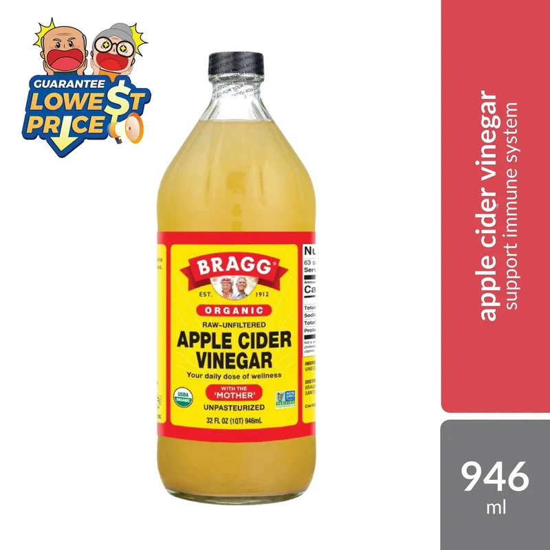 Bragg Apple Cider Vinegar 946ml | Support Immune System