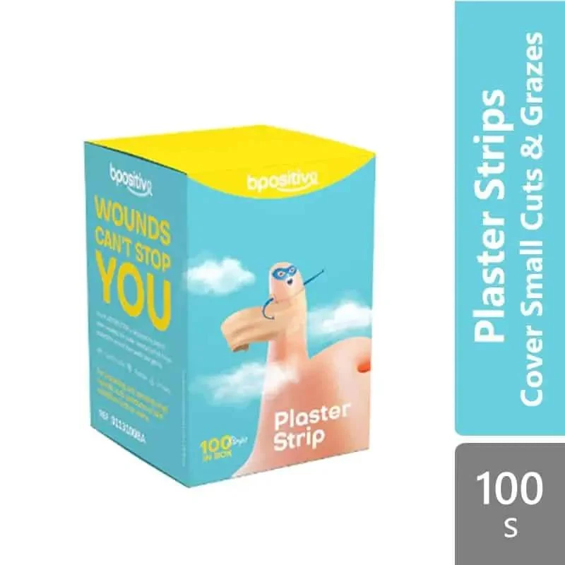 Bpositive Plaster Strips 100s | Cover Small Cuts & Grazes