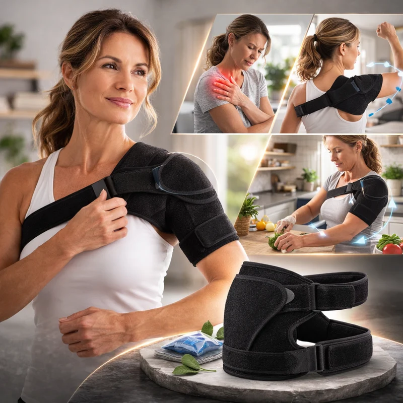 Rotator Cuff Compressie Schouderbrace | Gerichte Stabiliteit en Ondersteuning bij Dagelijkse Beweging