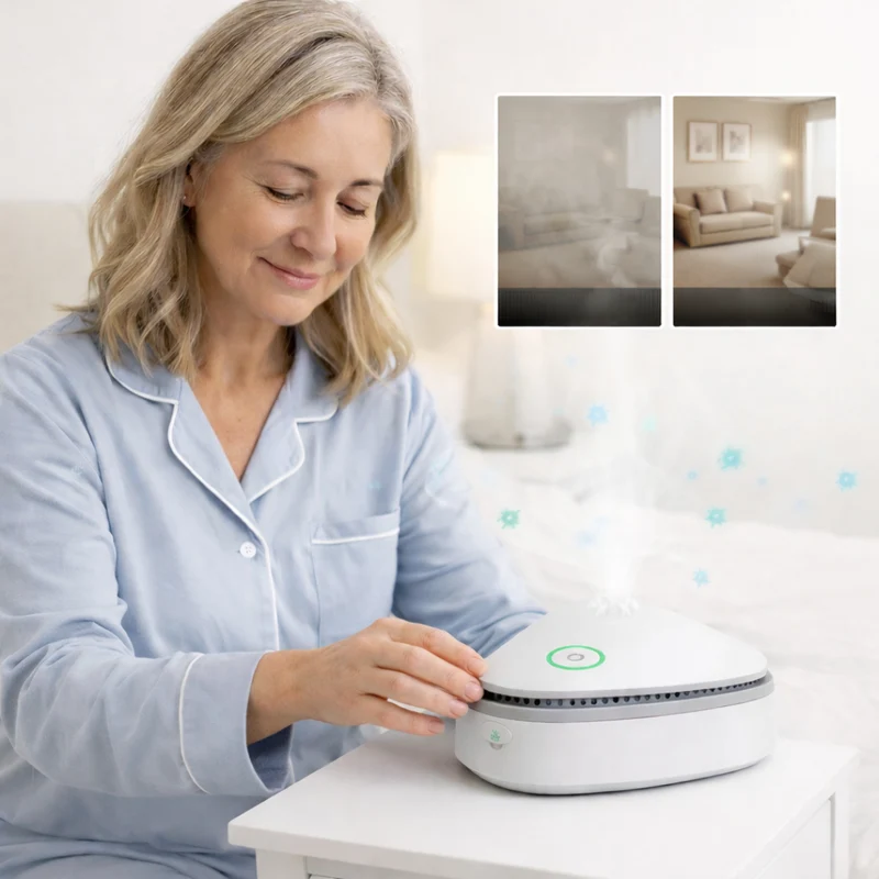 Geavanceerde Ozon Sterilisator Pro | Ondersteunt Krachtige 99,9% Microbiële Reductie voor Schonere Lucht en Oppervlakken