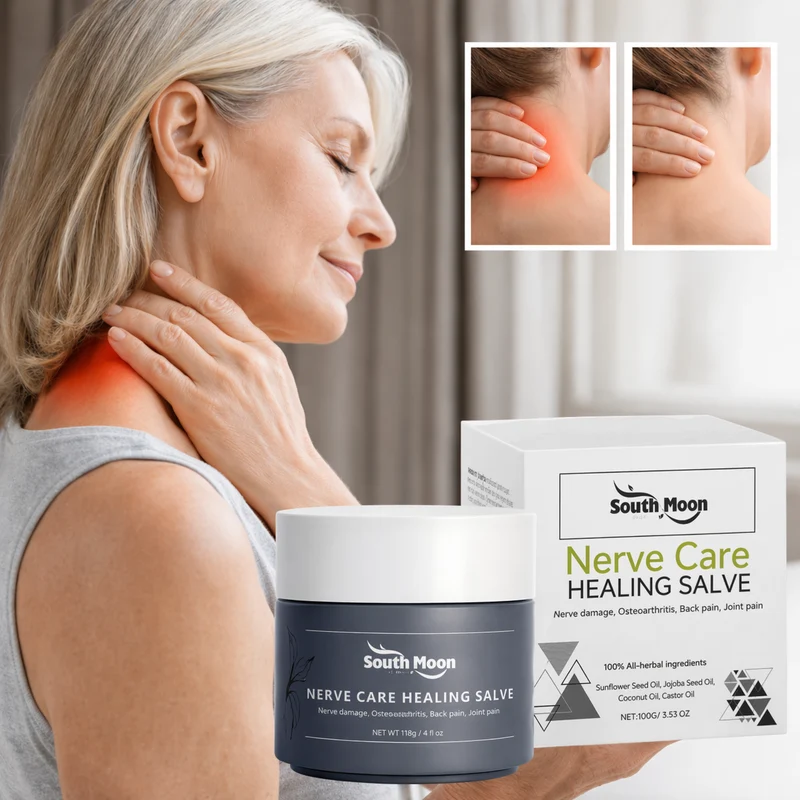 South Moon Nerve Care Healing Zalf | Snel Intrekkende Kruidenondersteuning voor Zenuw- en Gewrichtscomfort