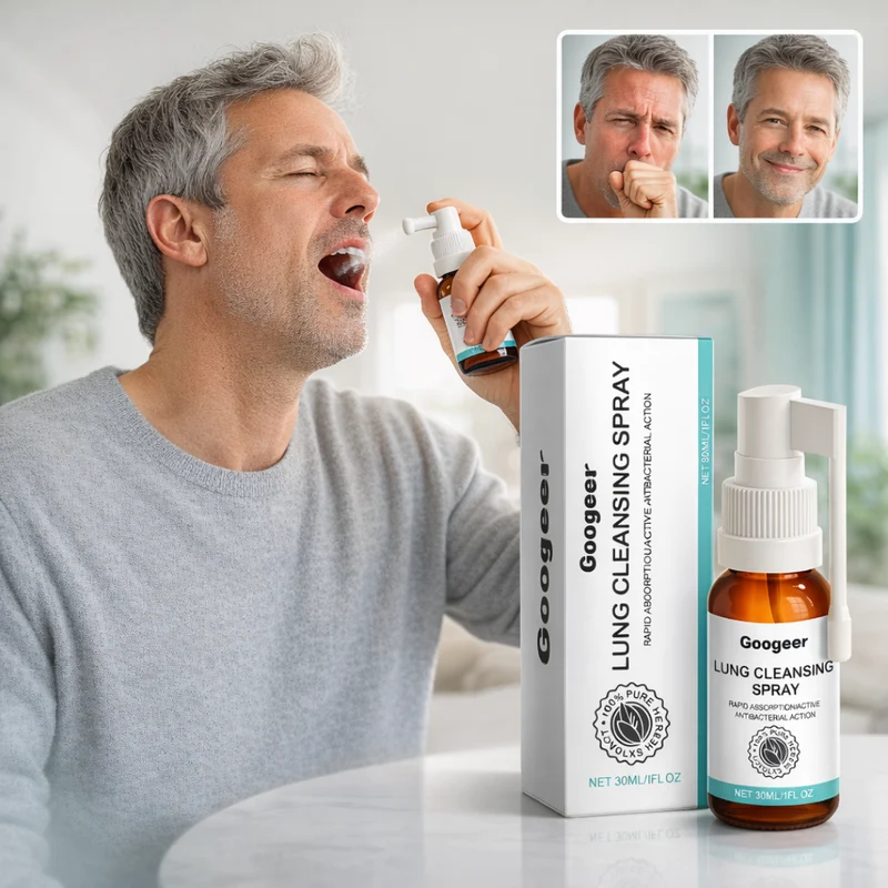 Googeer Longreinigingsspray | Ondersteunt Vrijere Ademhaling en Dagelijks Ademcomfort