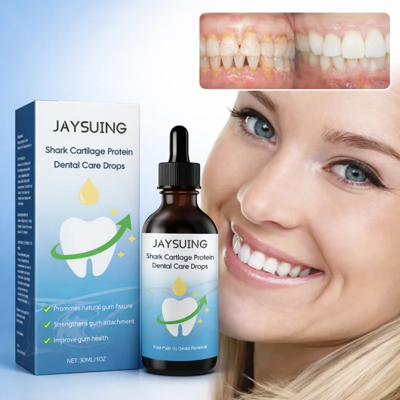 Cartilage Protein Dental Drops | Versterkt het Tandvlees en Verbetert de Mondgezondheid in Slechts Enkele Dagen