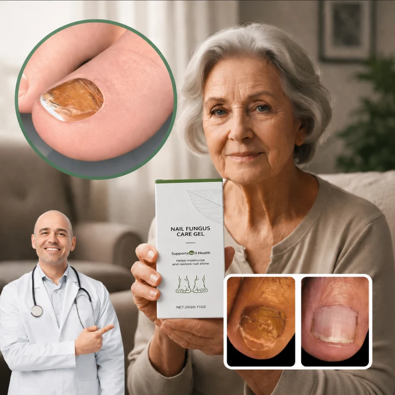 Nail Fungus Care Gel | Herstelt Zichtbaar Beschadigde Nagels en Helpt Schimmels Aanpakken in Slechts Dagen