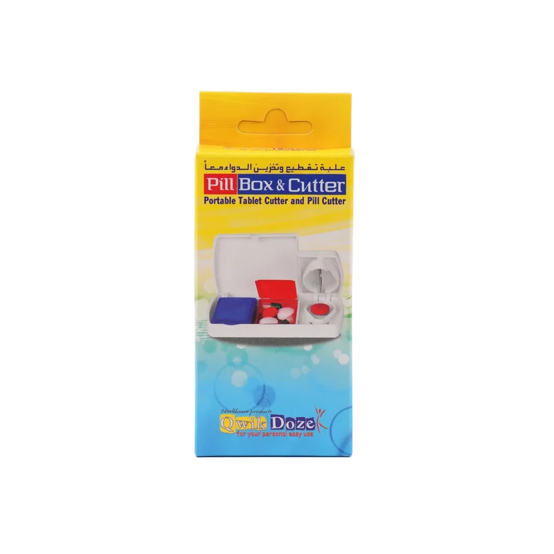 Qwik Doze Pill Box + Cutter