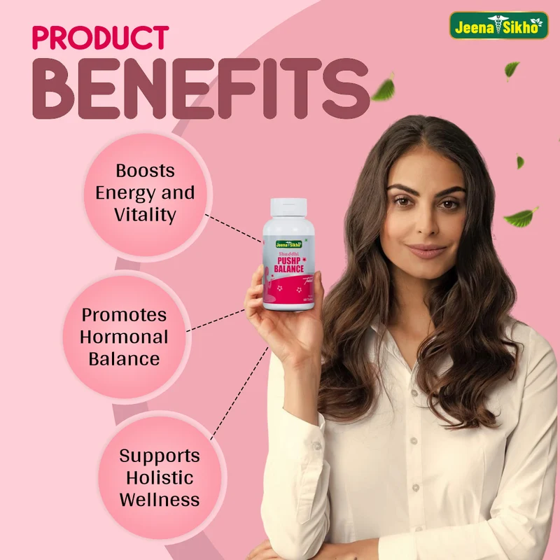 Shuddhi Pushp Balance | Ayurvedic Women’s Wellness, Hormonal Balance & Period Support Tablets