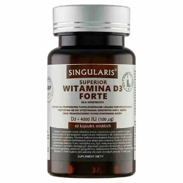 Singularis Superior Vitamin D3 Forte 4000IU 60 Weichkapseln