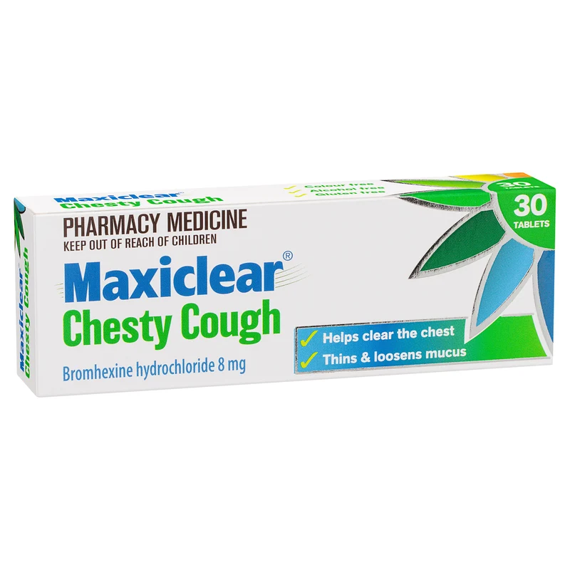 Maxiclear® Chesty Cough 30 Tablets