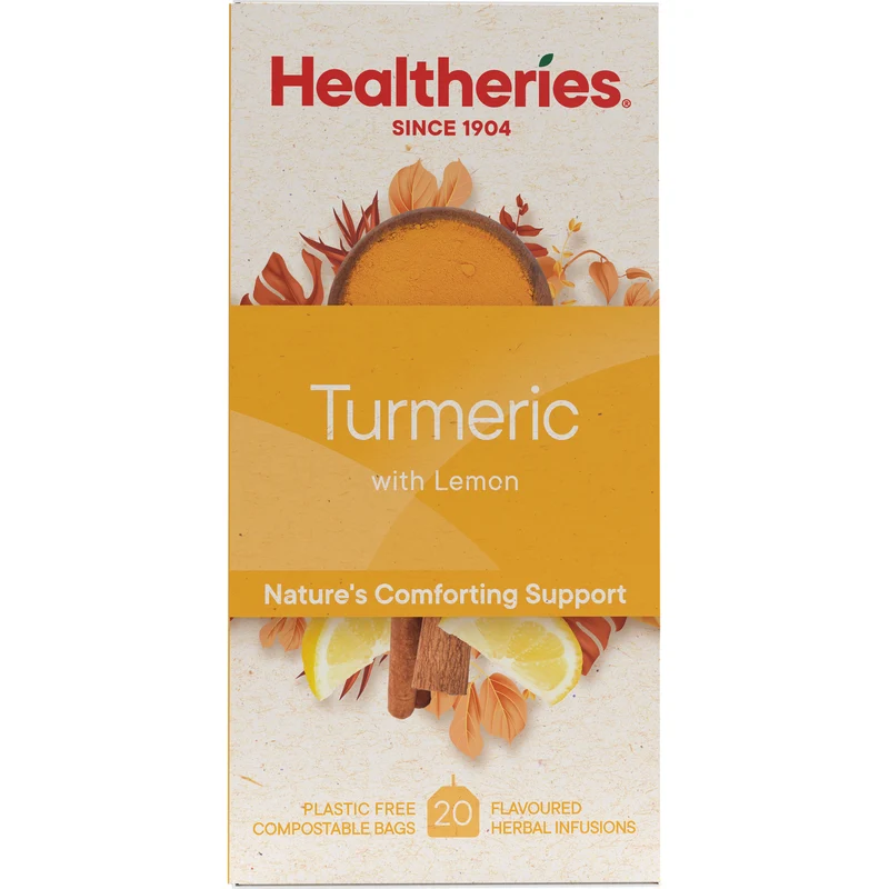 Healtheries Turmeric & Lemon Tea 20 Pack