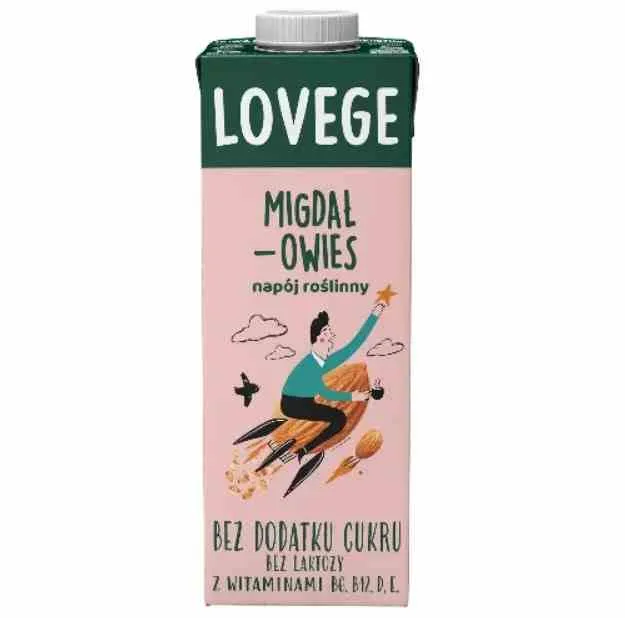 Sante Lovege zuckerfreier Mandel-Erdnuss-Drink 1l