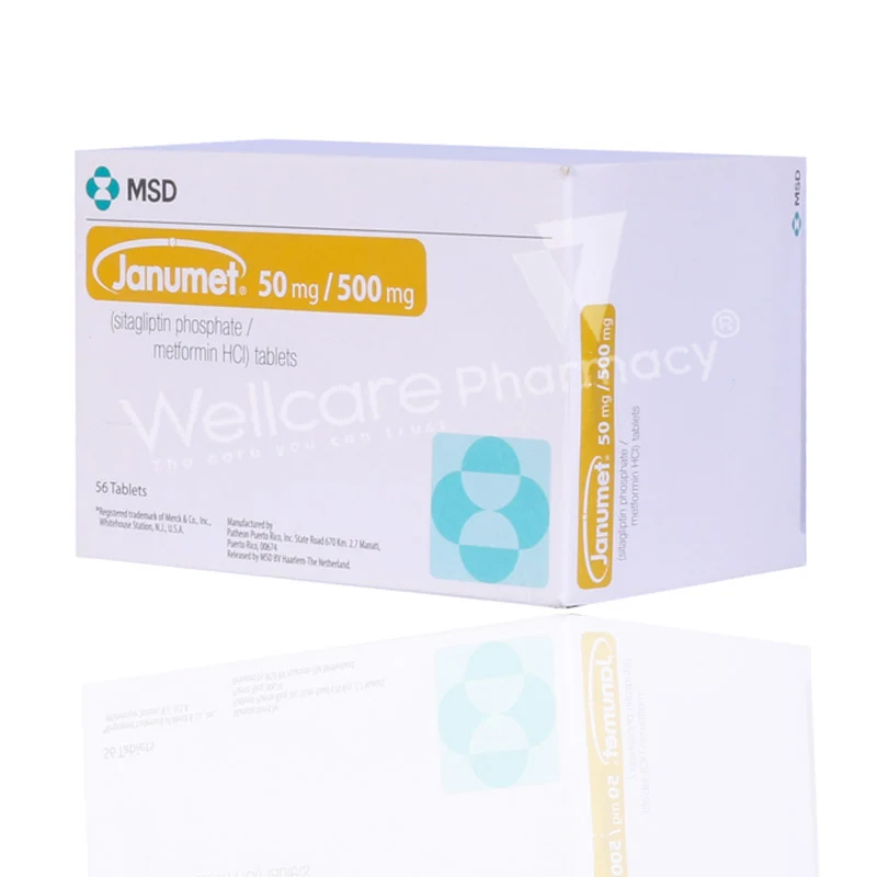 Janumet 50/500mg Tablets 56