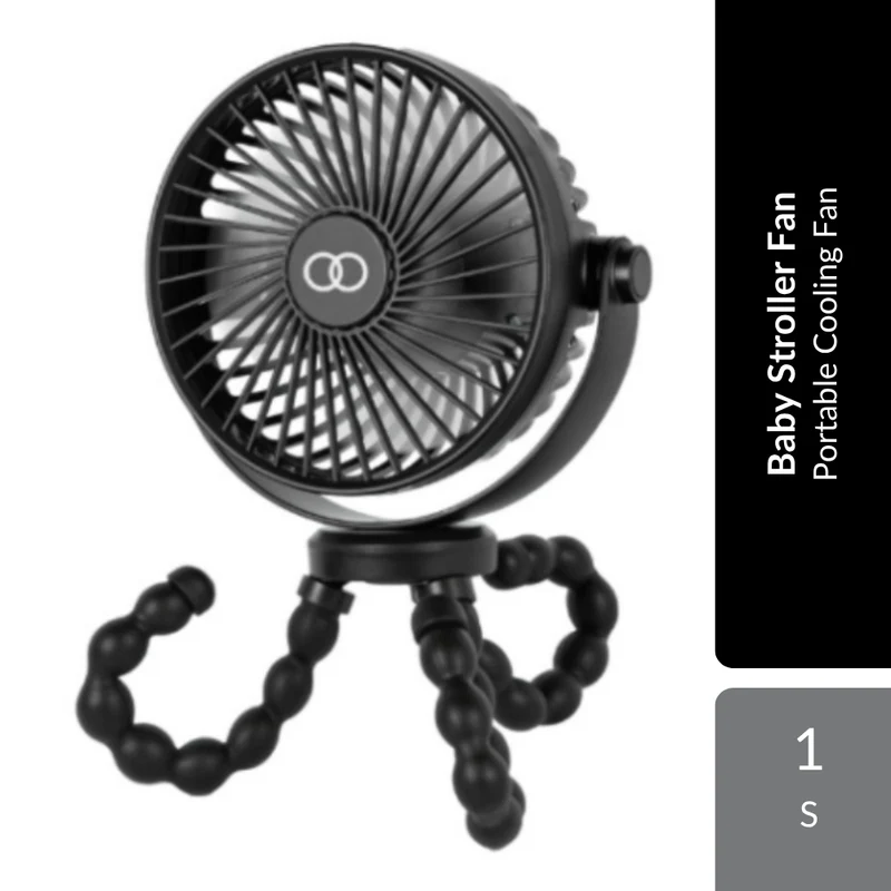 Koopers Baby Stroller Fan 1s | Portable Cooling Fan For Comfortable Outdoor Strolls