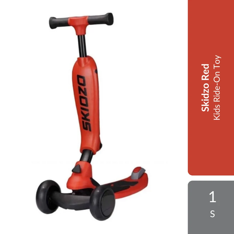 Koopers Skidzo Red 1s | Kids Ride-On Toy