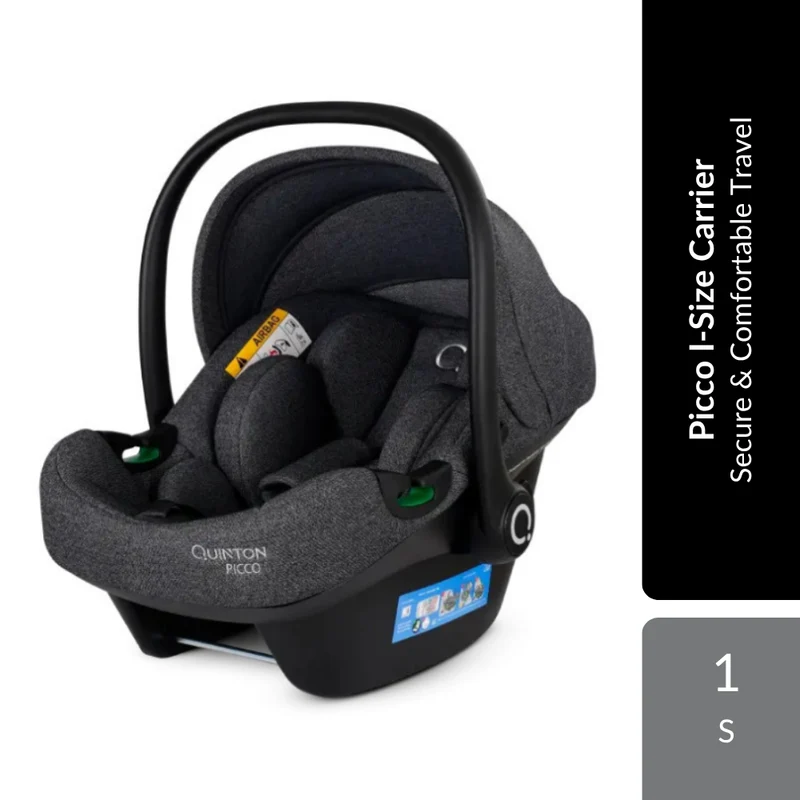 Quinton Picco I-Size Carrier 1s | I-Size Safety Standard For Secure & Comfortable Travel