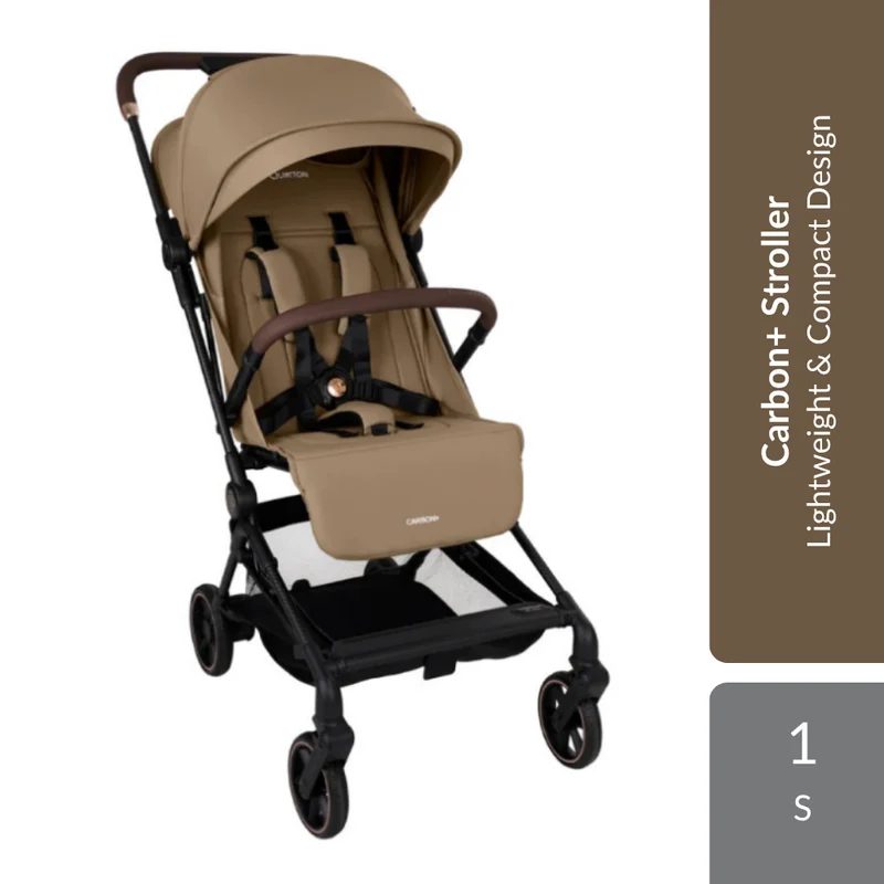 Quinton Carbon+ Stroller 1s | Lightweight & Compact Design For Comfortable Everyday Travel