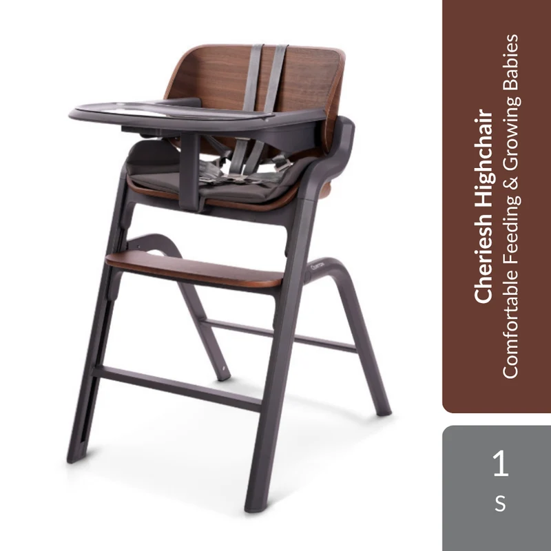 Quinton Cheriesh Highchair 1s | Adjustable Design For Comfortable Feeding & Growing Babies