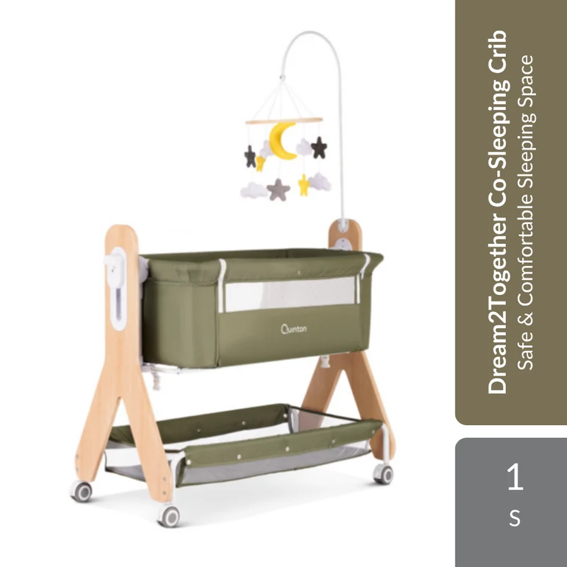 Quinton Dream2Together Co-Sleeping Crib 1s | Safe & Comfortable Sleeping Space For Newborns