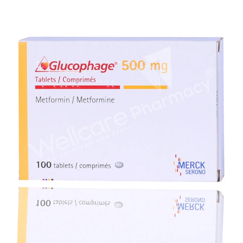 Glucophage 500mg Tablets 100'S