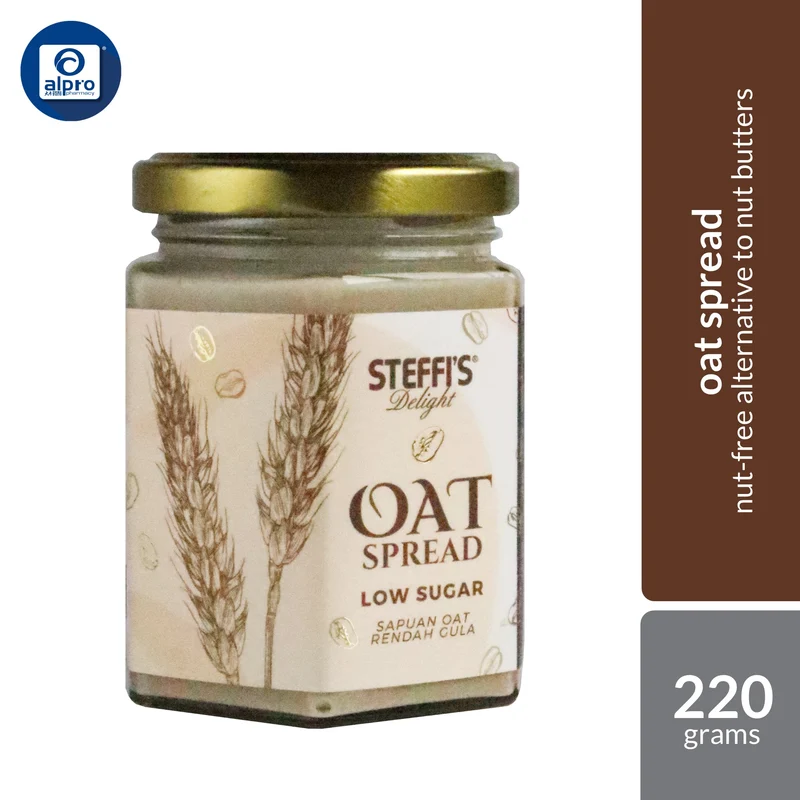 Steffi's Oat Spread Low Sugar 220g | Nut-Free Alternative to Nut Butters