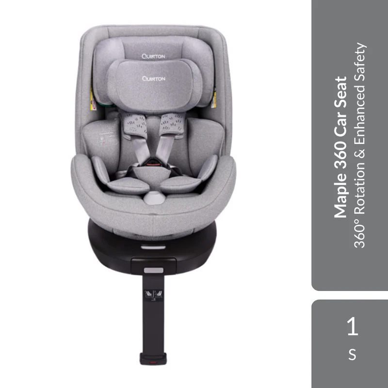 Quinton Maple 360 Car Seat 1s | 360° Rotation & Enhanced Safety For Growing Children
