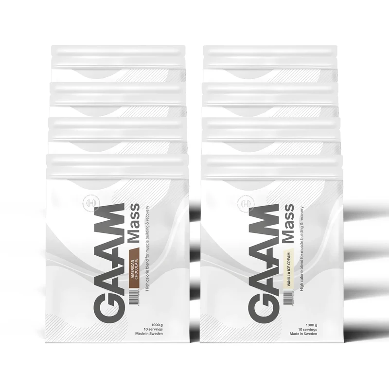 8 x GAAM 100% MASS Premium 1 kg
