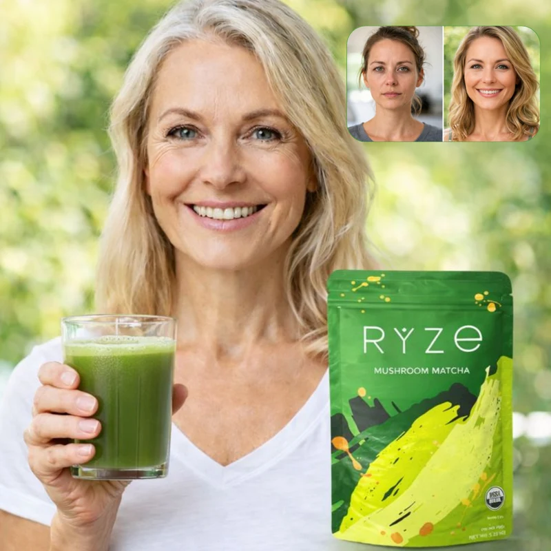 Ryze Paddenstoel Matcha | Elimineer Vermoeidheid en Ontgrendel Laser-Scherpe Focus Binnen 7 Minuten