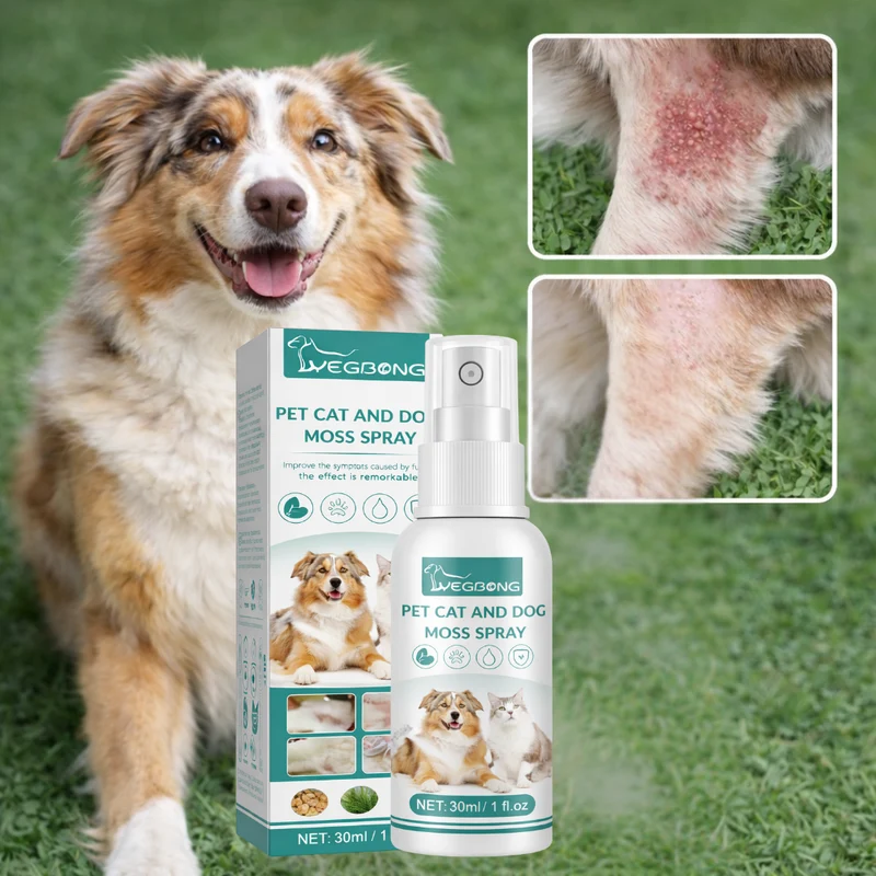 Yegbong Mosspray voor Katten en Honden | Stopt Jeuk, Schimmel en Huidirritatie Binnen Minuten
