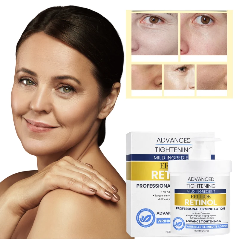 EELHOE Retinol Geavanceerde Verstevigende Lotion | Zichtbaar Strakkere Huid en Gladdere Rimpels Binnen Enkele Dagen