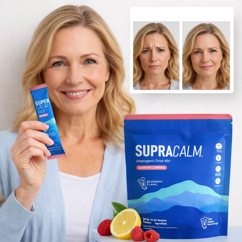 Supracalm Adaptogene Drankmix | Brengt Cortisol in Balans, Kalmeert de Geest & Verbetert Slaap Binnen Dagen