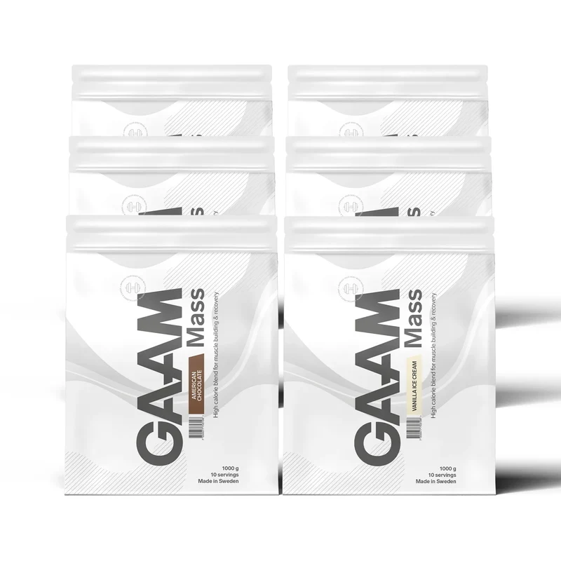 6 x GAAM 100% MASS Premium 1 kg