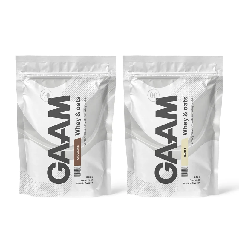 2 x GAAM Whey & Oats 1 kg