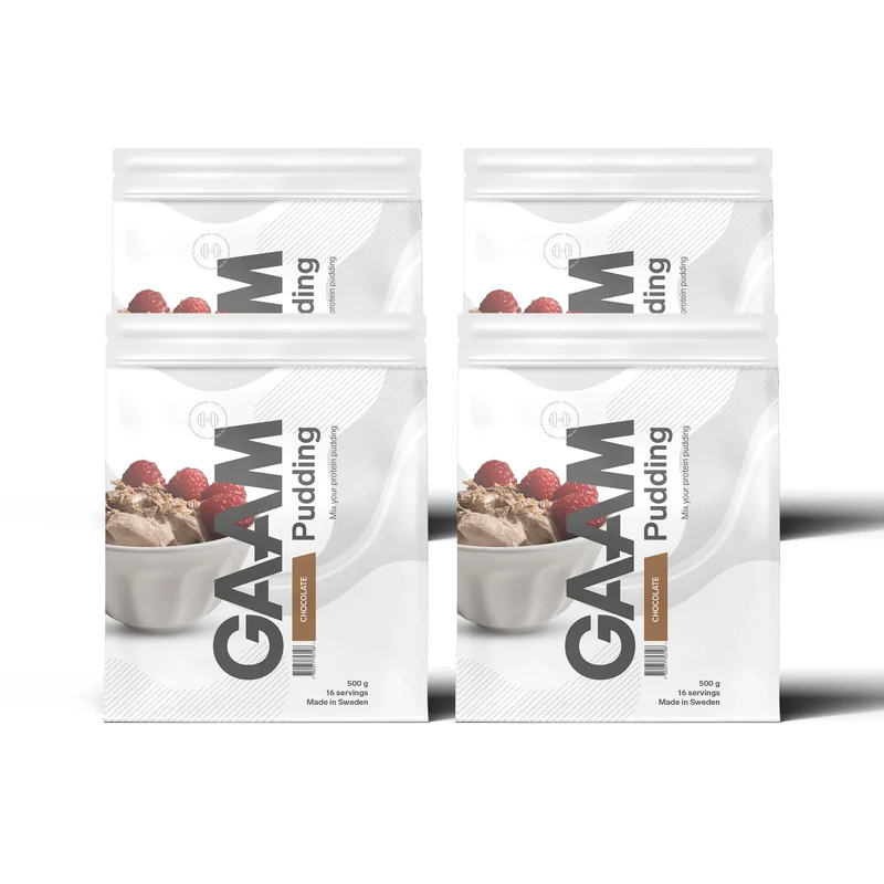 4 x GAAM Pudding 500 g