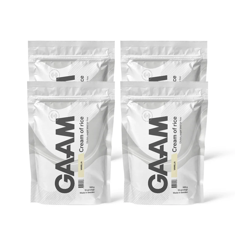 4 x GAAM Cream of Rice 900 g
