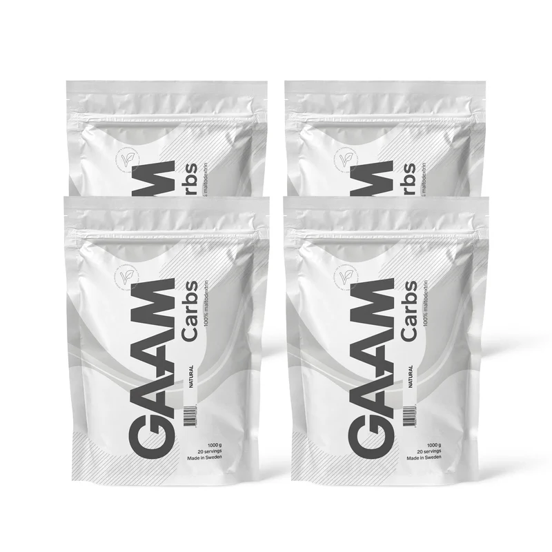 4 x GAAM Carbs - 100% Maltodextrin 1 kg