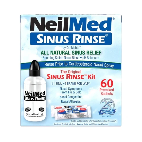 NeilMed Sinus Rinse Adult Kit 60 Sachets